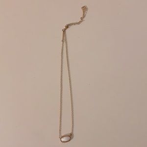 Kendra Scott Color Bar Rose Gold Elisa Necklace